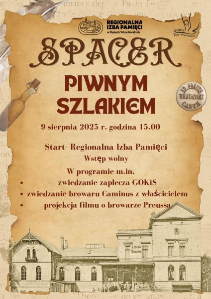 Spacer piwnym szlakiem